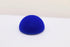 Electric Blue Flocked Round Puppet Nose - 40mm - FurriFingers